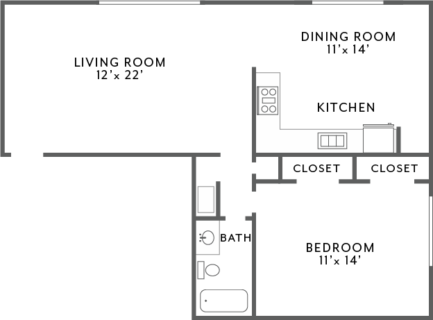 lux_1Bed1Bath_780 Floor Plan 2